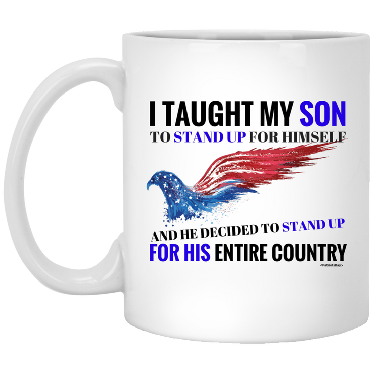 My Son Stands For His Country!