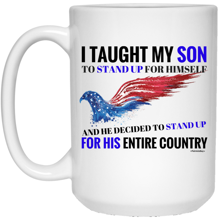 My Son Stands For His Country!